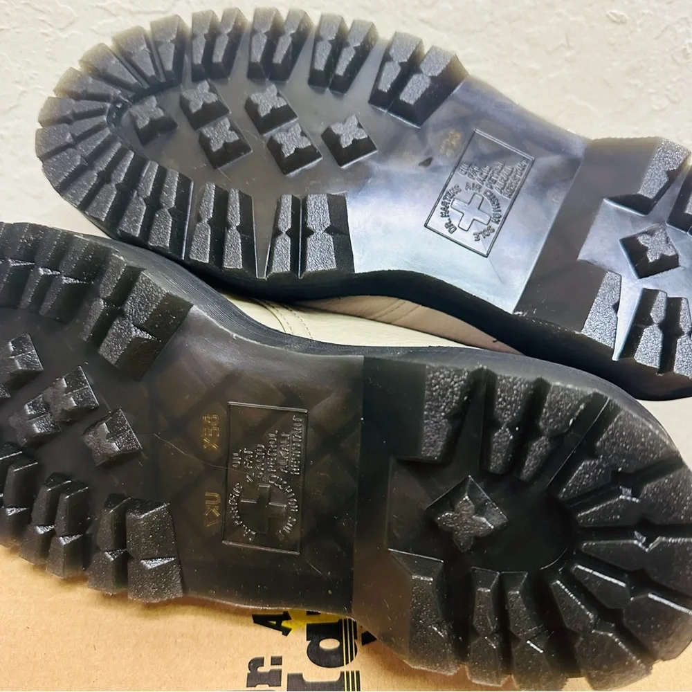 dr martens 1461 quad II PISA LEATHER PLATFORM SHOES - Picture 6 of 9